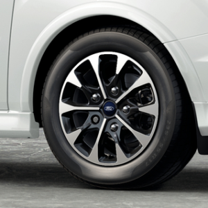 Platišče iz lahke zlitine 17" z 10 kraki, črn